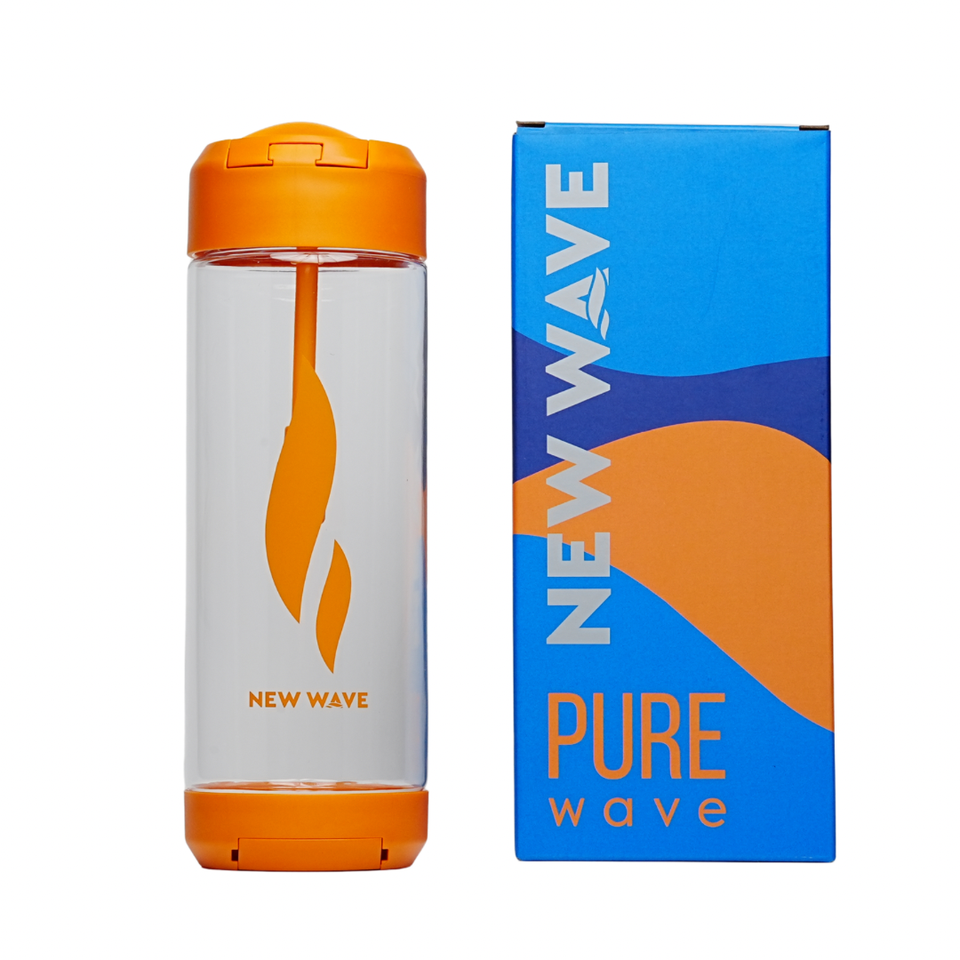IMG_9326 Бутылка для воды Pure WAVE 700 мл (цвет- оранжевый) — изображение 1